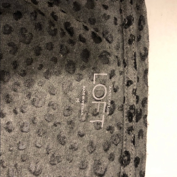 Loft Cheetah Burnout Long Long Sleeve - Picture 5 of 5